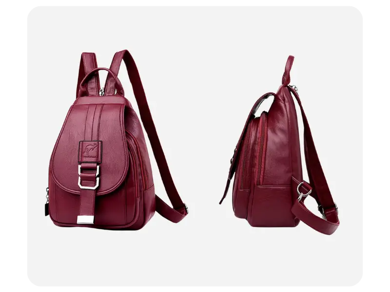 Mochilas de couro feminina Serena Bela